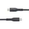 StarTech.com 4m USB-C Ladekabel, Laden & Synchronisieren, 60W (3A) PD, USB 2.0 Laptop-Ladekabel, TPE-Mantel – Schwarz USB-C Ladekabel