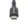 StarTech.com 4m USB-C Ladekabel, Laden & Synchronisieren, 60W (3A) PD, USB 2.0 Laptop-Ladekabel, TPE-Mantel – Schwarz USB-C Ladekabel