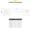 StarTech.com 4m USB-C Ladekabel, Laden & Synchronisieren, 60W (3A) PD, USB 2.0 Laptop-Ladekabel, TPE-Mantel – Schwarz USB-C Ladekabel