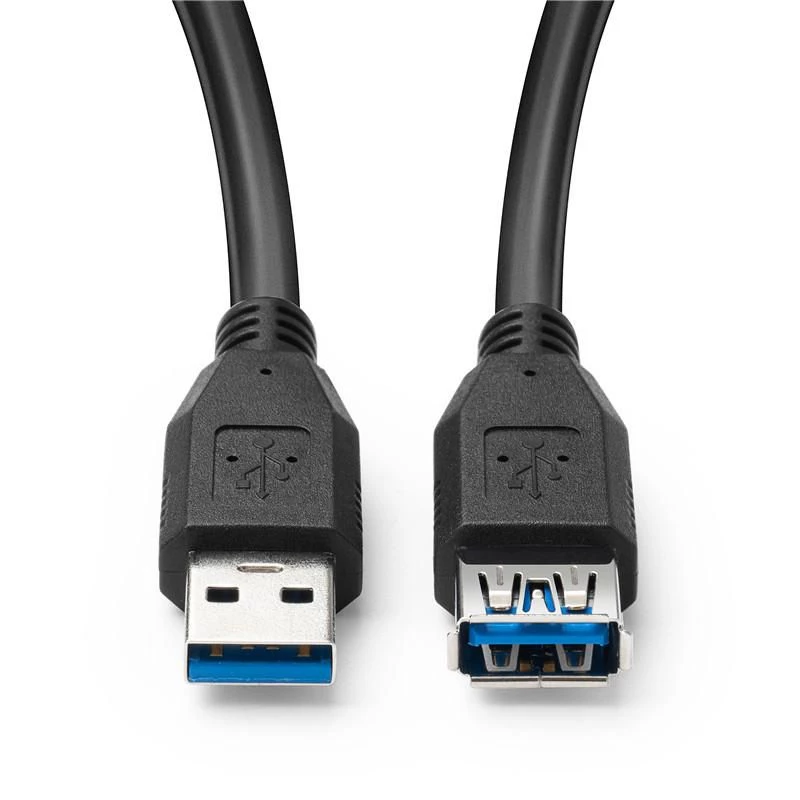 Microconnect USB3.0AAF05B USB-Kabel USB 3.2 Gen 1 (3.1 Gen 1) 0,5 m USB A Schwarz