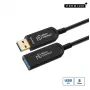 Microconnect USB3.0AAF20AOP USB-Kabel USB 3.2 Gen 1 (3.1 Gen 1) 20 m USB A Schwarz