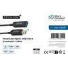 Microconnect USB3.0AAF20AOP USB-Kabel USB 3.2 Gen 1 (3.1 Gen 1) 20 m USB A Schwarz