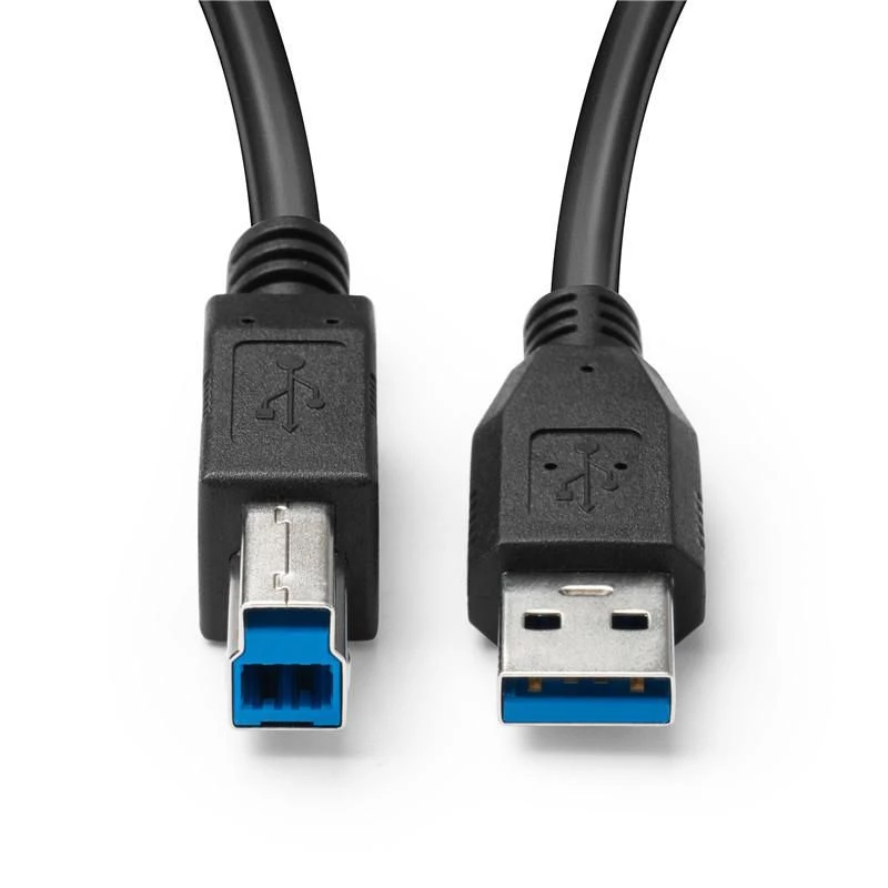Microconnect USB3.0AB2B USB-Kabel USB 3.2 Gen 1 (3.1 Gen 1) 2 m USB A USB B Schwarz