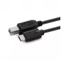 Microconnect USB3.1C2B2 USB-Kabel USB 2.0 1,8 m USB C USB B Schwarz