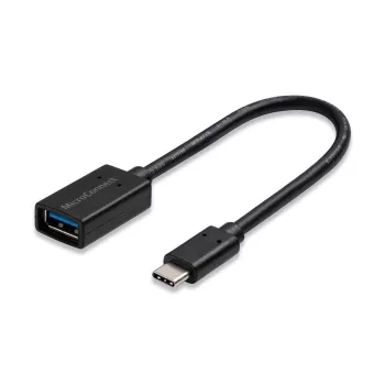 Microconnect USB3.1CAF02BH USB-Kabel USB 3.2 Gen 1 (3.1 Gen 1) 0,2 m USB C USB A Schwarz
