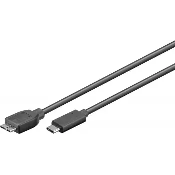 Microconnect USB3.1CAMIB3.06 USB-Kabel USB 3.2 Gen 2 (3.1 Gen 2) 0,6 m USB C Micro-USB B Schwarz