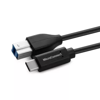 Microconnect USB3.1CB5 USB-Kabel USB 3.2 Gen 1 (3.1 Gen 1) 5 m USB C USB B Schwarz