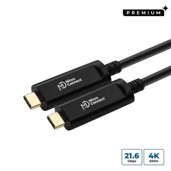Microconnect USB3.1CC10OP USB-Kabel USB 3.2 Gen 1 (3.1 Gen 1) 10 m USB C Schwarz