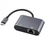 Microconnect USB3.1CETHPDBA Kabel-Adapter Adapter USB C RJ-45 Schwarz