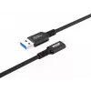 Microconnect USB3.2AC1 USB-Kabel USB 3.2 Gen 2 (3.1 Gen 2) 1 m USB C USB A Schwarz