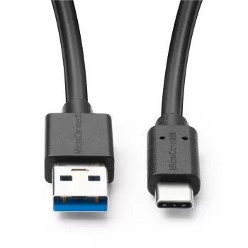 Microconnect USB3.2CA1 USB-Kabel USB 3.2 Gen 2 (3.1 Gen 2) 1 m USB A USB C Schwarz