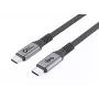 Microconnect USB3.2CC01 USB-Kabel USB 3.2 Gen 2 (3.1 Gen 2) 1 m USB C Schwarz