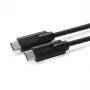 Microconnect USB3.2CC1 USB-Kabel USB 3.2 Gen 2 (3.1 Gen 2) 1 m USB C Schwarz