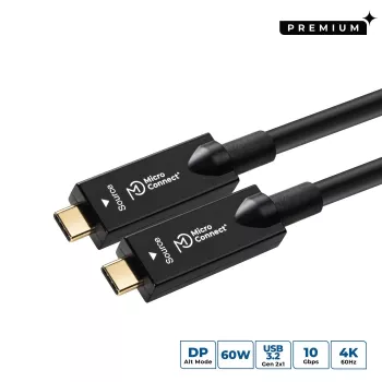 Microconnect USB3.2CC7OP USB-Kabel USB 3.2 Gen 2 (3.1 Gen 2) 7,5 m USB C Schwarz