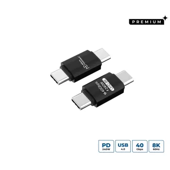 MicroConnect Premium USB4-USB-C-Adapter, 40 Gbit/s, 240 W (USB4-CC-240W)