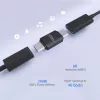 MicroConnect Premium USB4-USB-C-Adapter, 40 Gbit/s, 240 W (USB4-CC-240W)