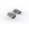 MicroConnect Premium USB4 USB-C Winkeladapter, 40 Gbps, 240 W (USB4-CCFA-240W)