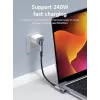 MicroConnect Premium USB4 USB-C Winkeladapter, 40 Gbps, 240 W (USB4-CCFA-240W)