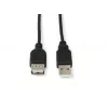 Microconnect USBAAF2B USB-Kabel USB 2.0 1,8 m USB A Schwarz