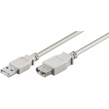 Microconnect USBAAF3 USB-Kabel USB 2.0 3 m USB A Grau