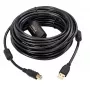 Microconnect USBAB20B-ACTIVE USB-Kabel USB 2.0 20 m USB A USB B Schwarz