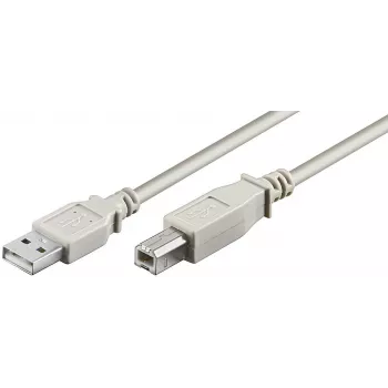 Microconnect USBAB3 USB-Kabel USB 2.0 3 m USB A USB B Weiß