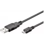 Microconnect USBABMICRO0,60 USB-Kabel USB 2.0 0,6 m USB A Micro-USB B Schwarz