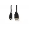 Microconnect USBAMB53 USB-Kabel USB 2.0 3 m USB A Mini-USB B Schwarz