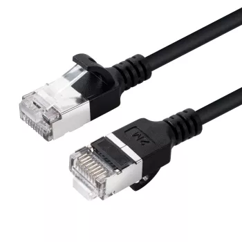 Microconnect V-FTP6A0025S-schlank Netzwerkkabel Schwarz 0,25 m Cat6a U/FTP (STP)