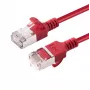 Microconnect V-FTP6A01R-schlank Netzwerkkabel Rot 1 m Cat6a U/FTP (STP)