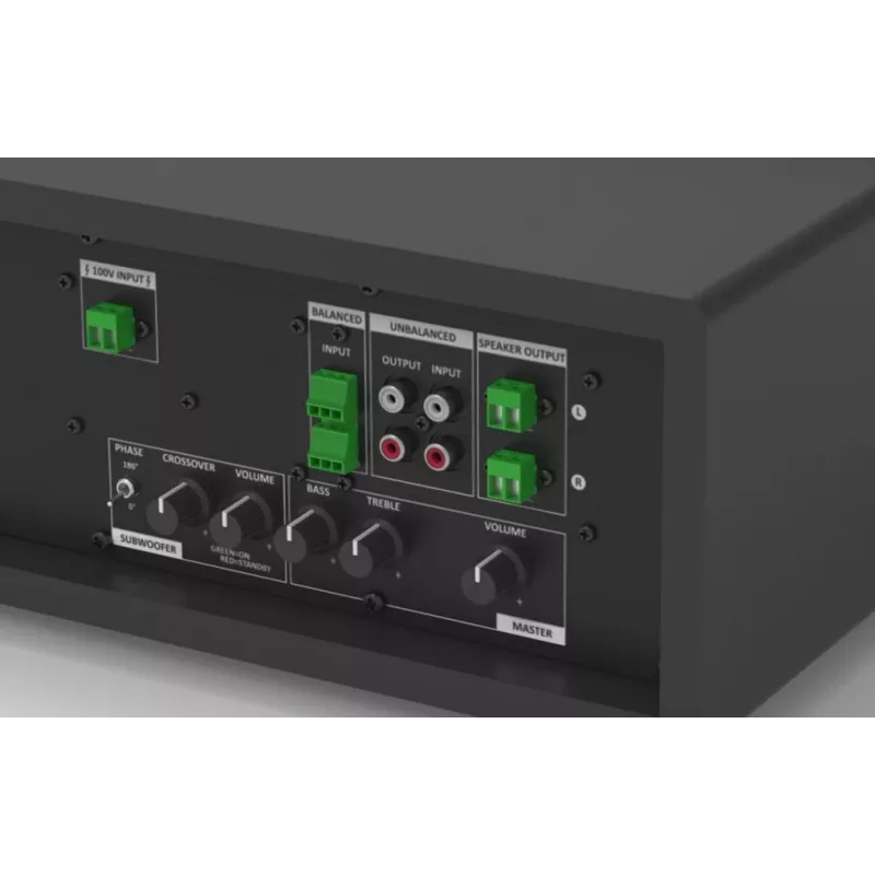 VivoLink VLSPSUB100 Aktiver Subwoofer 8", 50 W + 2x25 W