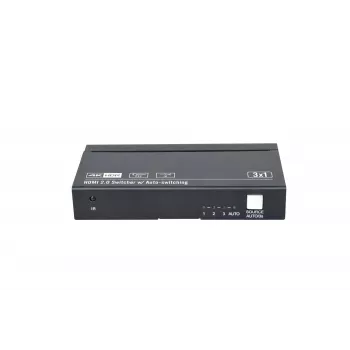 HDMI Video Switch Vivolink VLSW131 3840x2160 60fps Schwarz