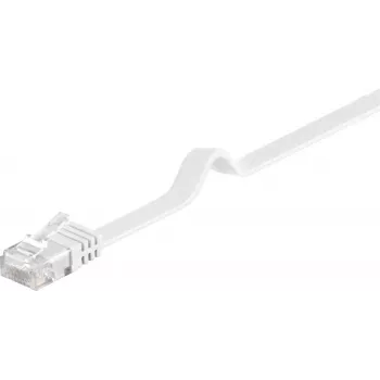 Microconnect V-UTP601W-FLAT Netzwerkkabel Weiß 1 m Cat6 U/UTP (UTP)