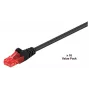 Microconnect V-UTP602SVP Cat6 U/UTP Netzwerk-Patchkabel 2 m, Schwarz, 10er-Pack