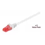 Microconnect V-UTP615WVP Cat6 U/UTP Netzwerk-Patchkabel, 15 m, Weiß, 5er-Pack