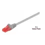 Microconnect V-UTP620VP Cat6 U/UTP Netzwerk-Patchkabel, 20 m, Grau, 4er-Pack