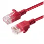 Microconnect V-UTP6A0025R-schlank Netzwerkkabel Rot 0,25 m Cat6a U/UTP (UTP)