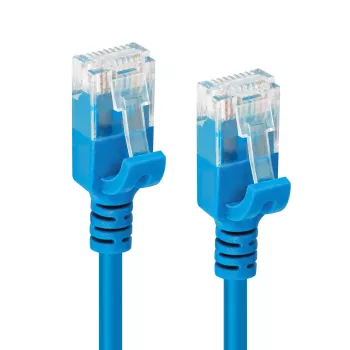 Microconnect V-UTP6A01B-schlank Netzwerkkabel Blau 1 m Cat6a U/UTP (UTP)