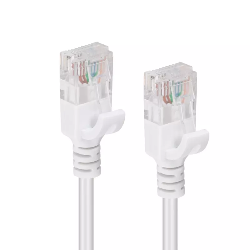 Microconnect V-UTP6A02W-schlank Netzwerkkabel Weiß 2 m Cat6a U/UTP (UTP)