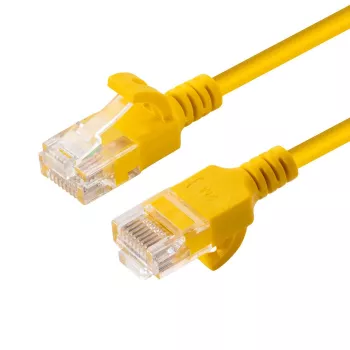 Microconnect V-UTP6A10Y-schlank Netzwerkkabel Gelb 10 m Cat6a U/UTP (UTP)