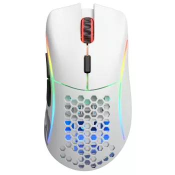 Glorious Gaming Glorious Model D Wireless - Mattweiß, Rechtshänder, RF Wireless, 19000 DPI, Weiß