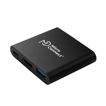 Microconnect MC-HUBAV1 Laptop-Dock/Port-Replikator Docking Weiß