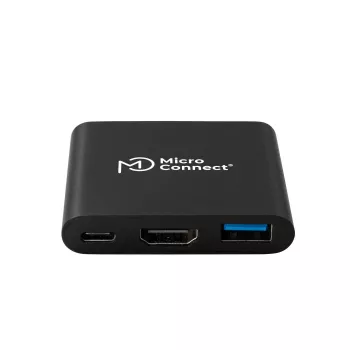 Microconnect MC-HUBAV1 Laptop-Dock/Port-Replikator Docking Weiß