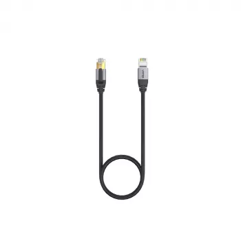 Netzwerkkabel UNITEK C18149AGY03-3M RJ-45 Cat8 3m Schwarz