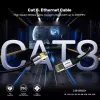Netzwerkkabel UNITEK C18149AGY03-3M RJ-45 Cat8 3m Schwarz