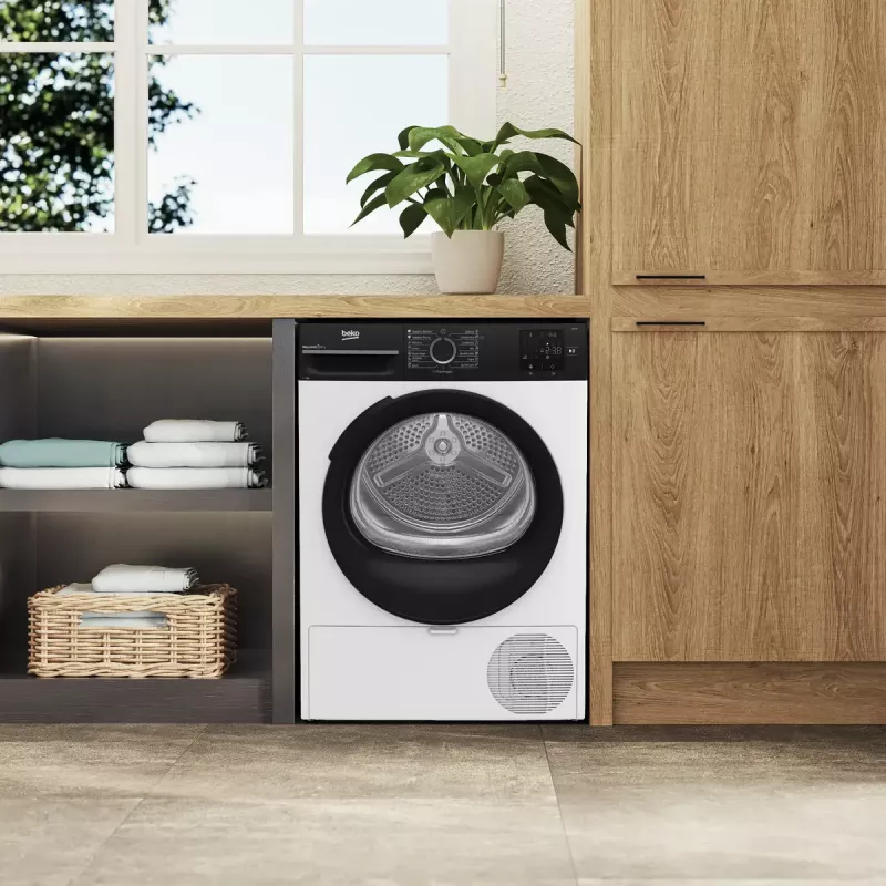 BEKO Wäscheständer | BM3T37249WBB | Energieeffizienzklasse C | Frontlader | 7 kg | Digital | Tiefe 54,5 cm | Weiß