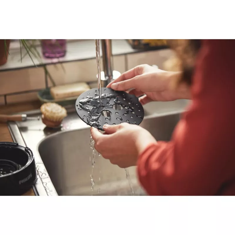 Philips Senseo Select CSA230/69 Kaffeepadmaschine, Heißwasserauslass, One Touch, Schwarz