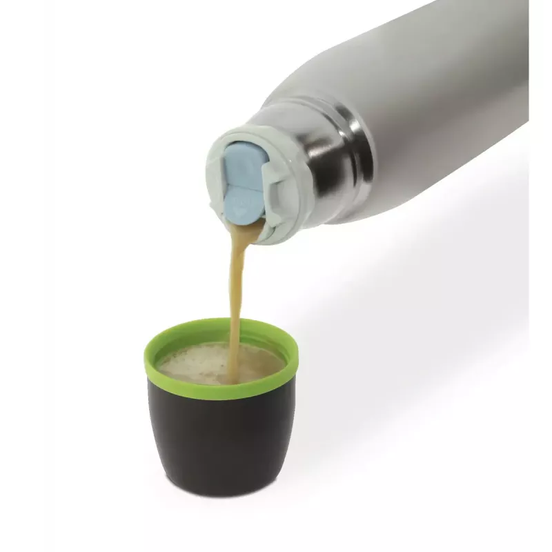 Thermosflasche JATA Termo 0,5 L Schwarz Grün Grau
