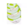Oursson BS2981RD/GA Salatschüssel-Set aus Keramik, Grüner Apfel