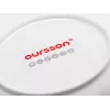 Oursson BS2981RD/GA Salatschüssel-Set aus Keramik, Grüner Apfel